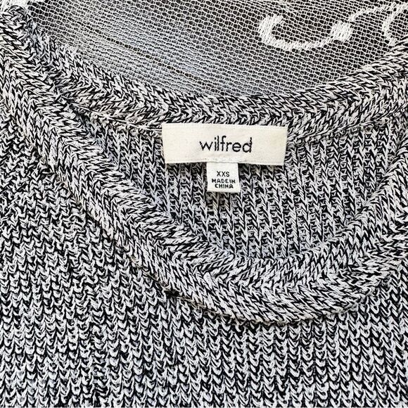 Aritzia Wilfred Palmier Sleeveless Marble Knit Sweater Sz XXS - Picture 11 of 15